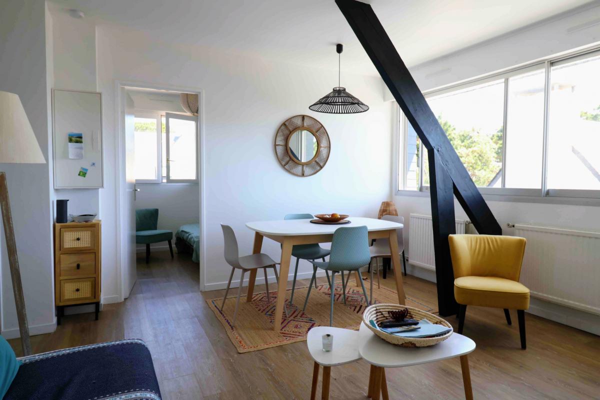 Plage à pied appartement 2 ch + parking