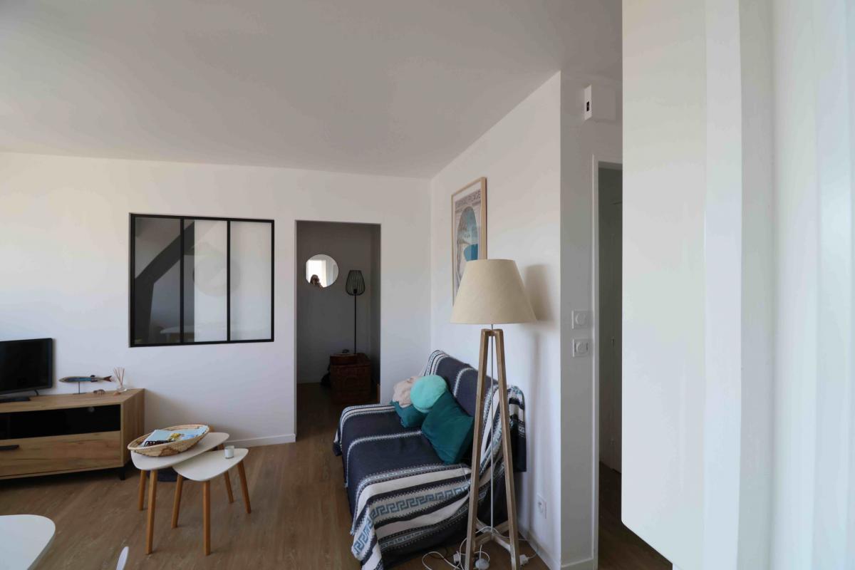 Plage à pied appartement 2 ch + parking