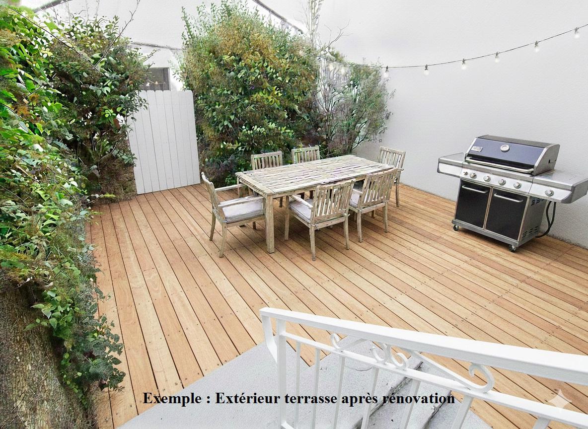 Maison centre ville Auray 4 ch jardin