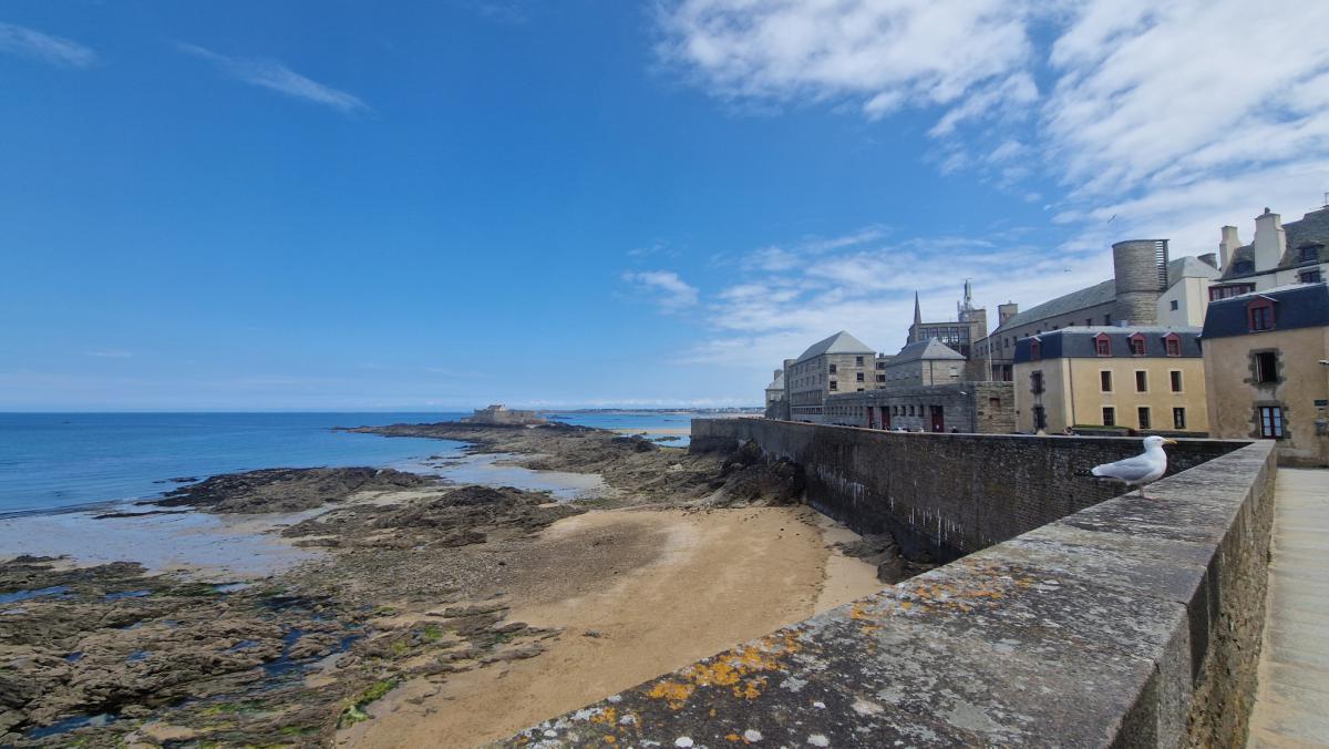 Intra-muros plage à pied appartement 3 ch