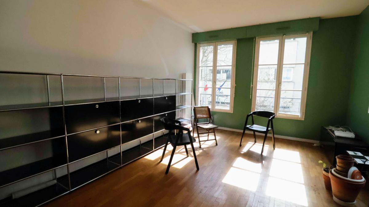 Appartement rénové duplex 2 ch parquet double exposition