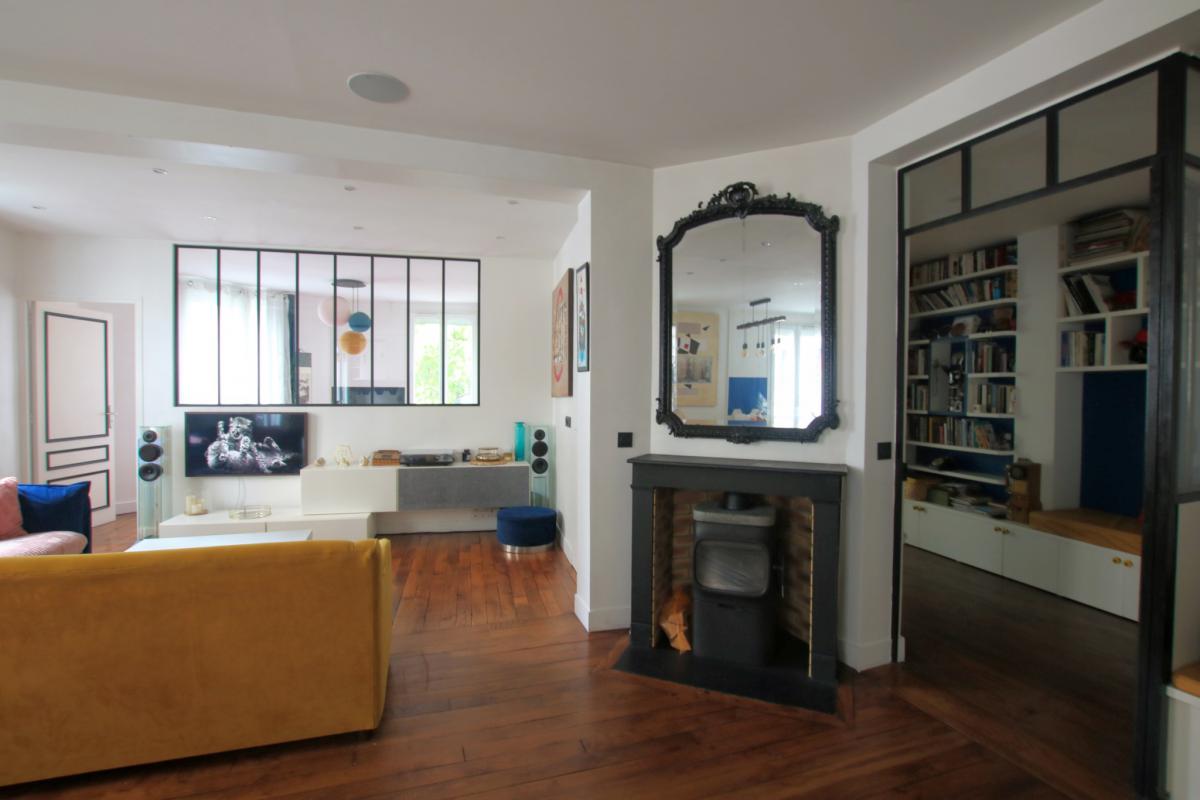 Lamarck appartement rénové lumineux 2 ch + cave