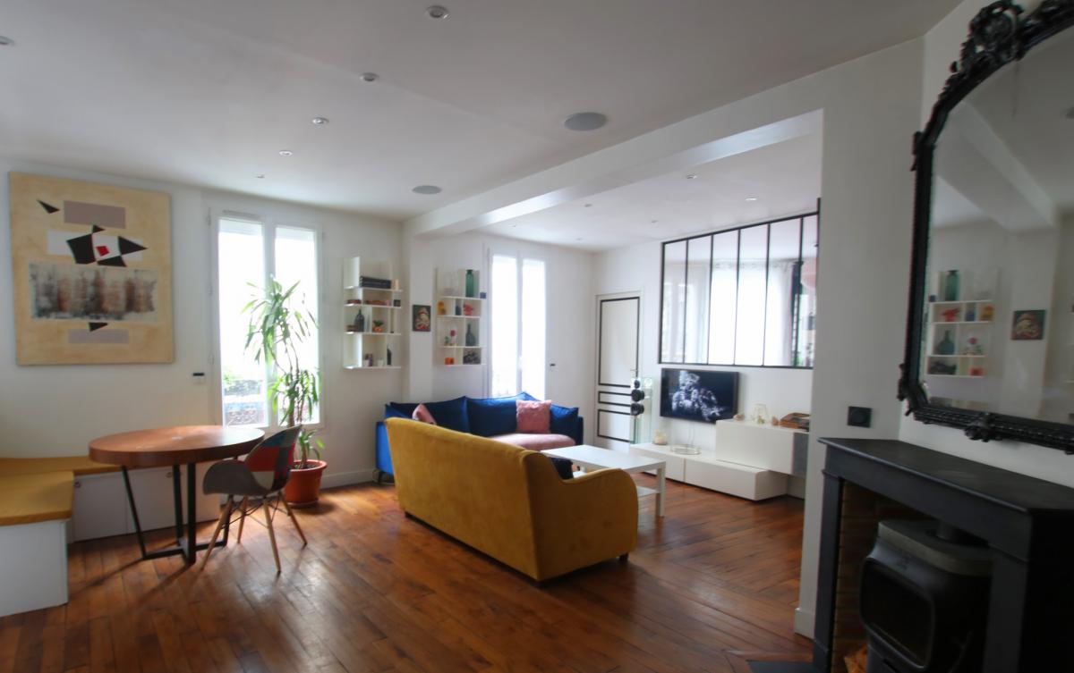 Montmartre appartement rénové 2 ch + cave