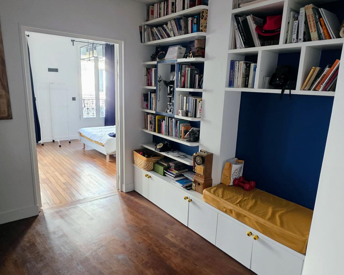 Montmartre appartement rénové 2 ch + cave